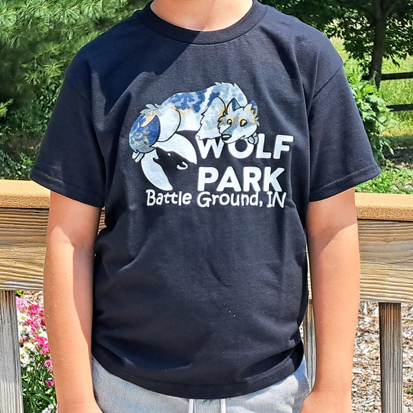Children's Shirt: Sleeping Wolf Logo
