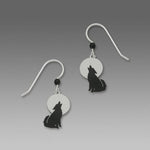 Wolf and the Full Moon Earrings