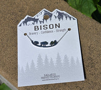 Wildlife & Nature Bison Necklace