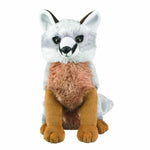 11" Grey Fox Plush