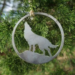 Steel Wolf Ornament