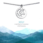 Steel Wolf and Bison Necklaces