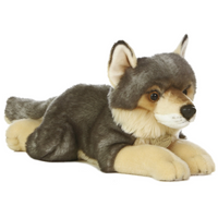 Miyoni  18" Wolf Lying Down