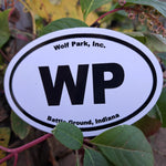 Wolf Park WP Sticker