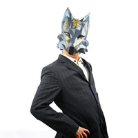 Papercraft Wolf and Fox Masks