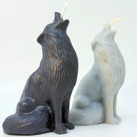 Wolf Shaped Candles