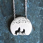 Milkyway Wolf Necklace
