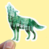 Scenic Wolf Vinyl Stickers