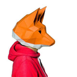Papercraft Wolf and Fox Masks