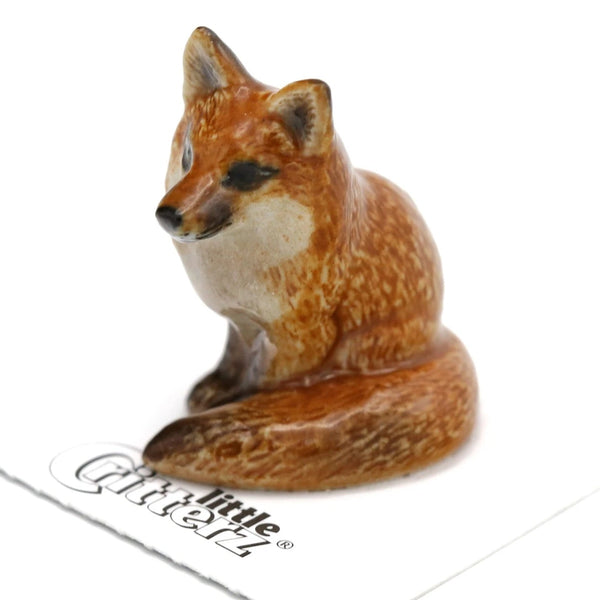 "Brush" - Red Fox Statue