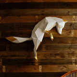 Papercraft Fox Sculptures