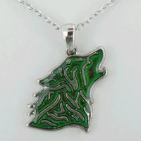 Howling Mood Wolf Necklace