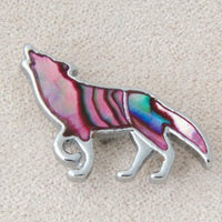 Howling Wolf Pin and Clip