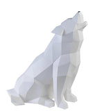 Papercraft Wolf Sculptures